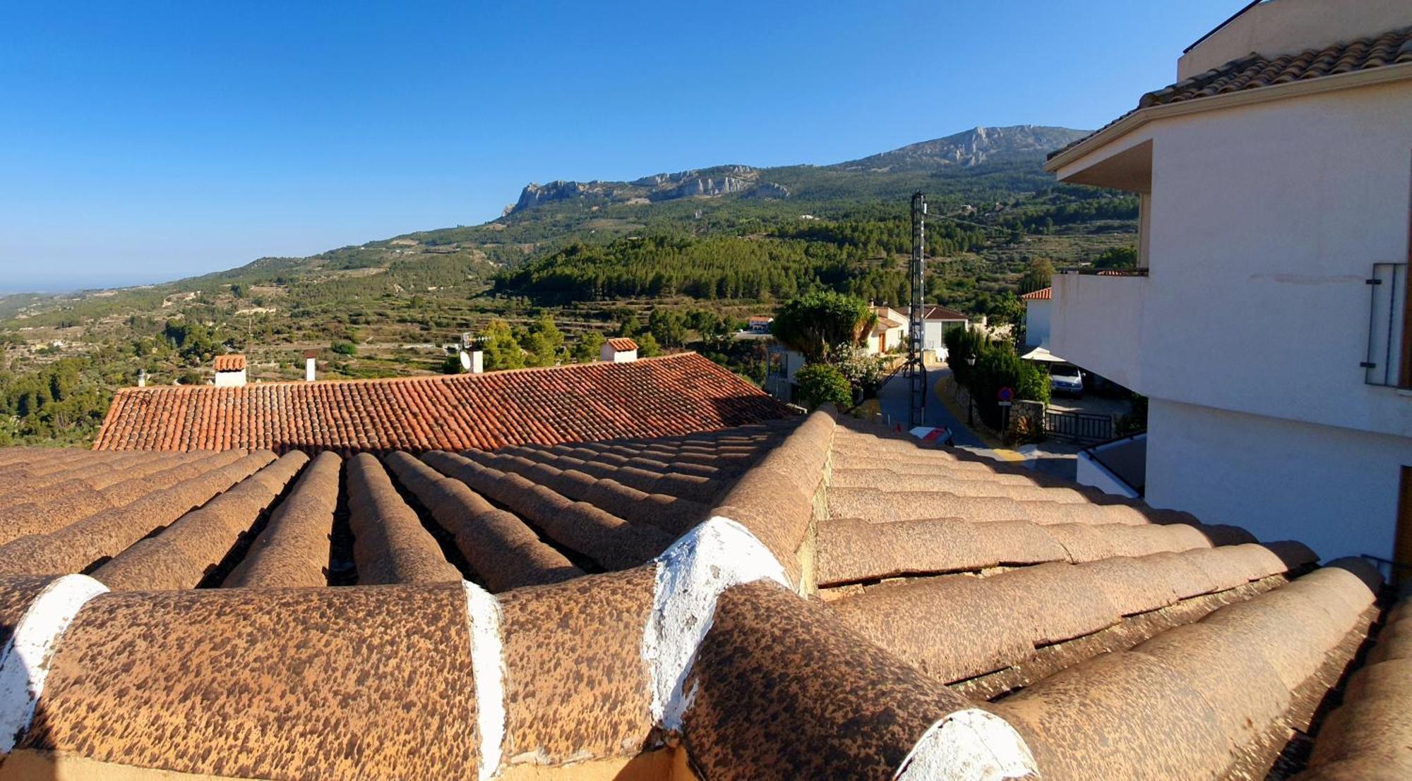 Atico Guadalest Rooftop Apartment With 360º Views And Art Exterior foto